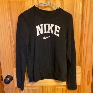 Nike Women's Black Crew Neck Sweater